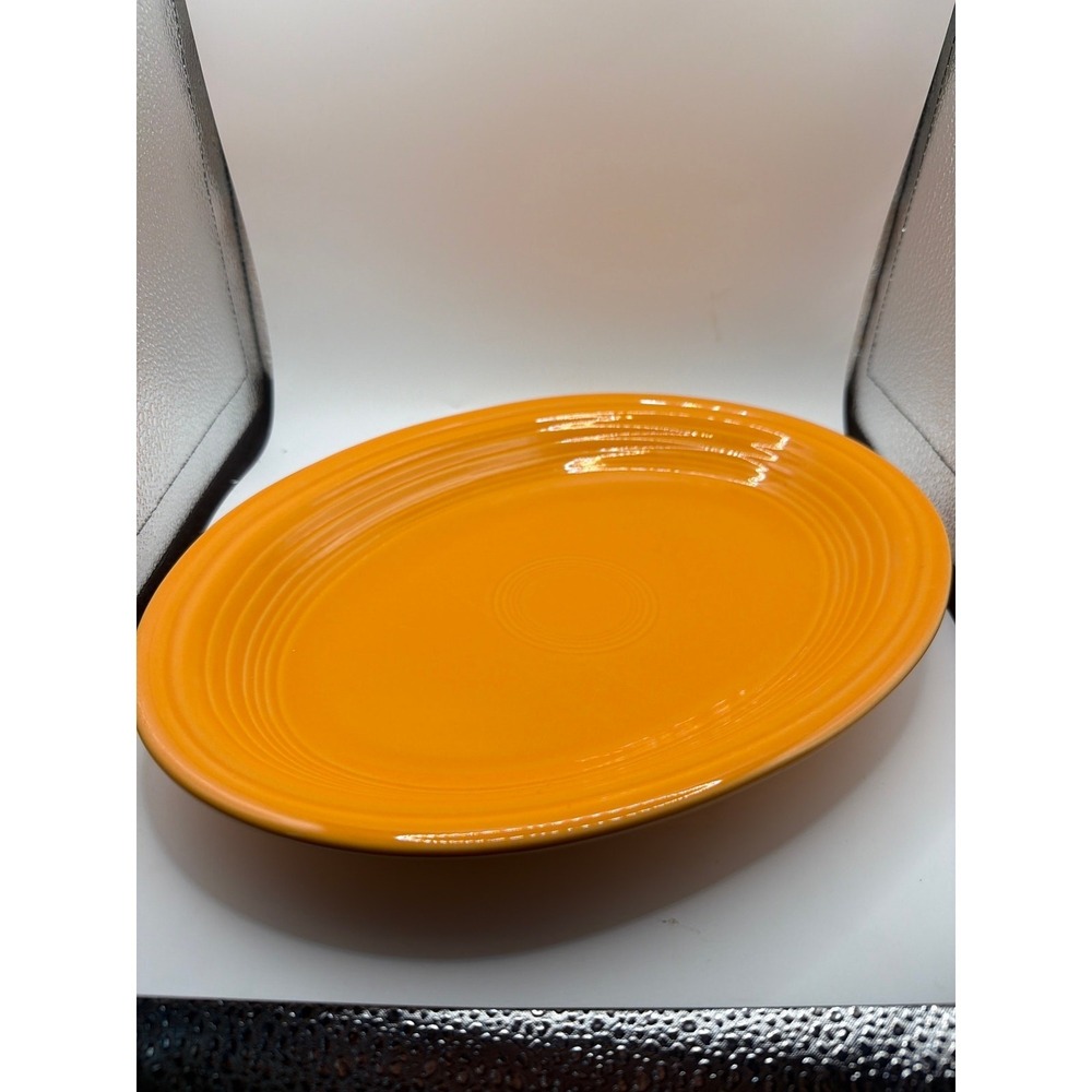 Fiesta HLC USA Orange Oval Serving Platter 11.5"x9